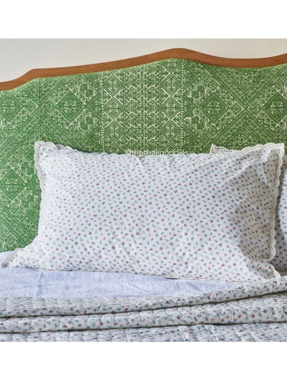 Doen Set of Standard Shams in Spring Parc Monceau